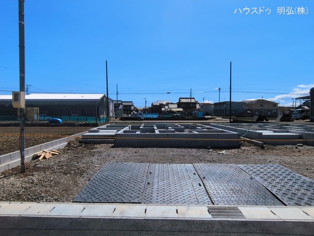 愛知県北名古屋市鍜治ケ一色西一丁目の新築戸建て基礎写真 2026年3月3日撮影