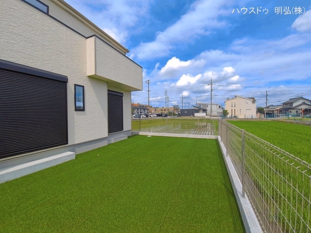 愛知県北名古屋市鍜治ケ一色西一丁目の新築戸建て完成写真 2026年6月17日撮影