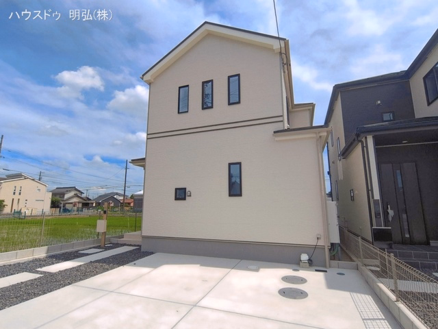 愛知県北名古屋市鍜治ケ一色西一丁目の新築戸建て完成写真 2026年6月17日撮影