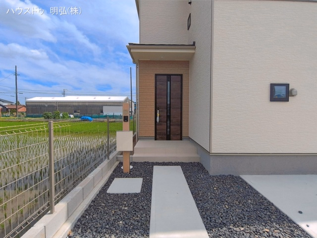 愛知県北名古屋市鍜治ケ一色西一丁目の新築戸建て完成写真 2026年6月17日撮影