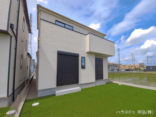 愛知県北名古屋市鍜治ケ一色西一丁目の新築戸建て完成写真 2026年6月17日撮影