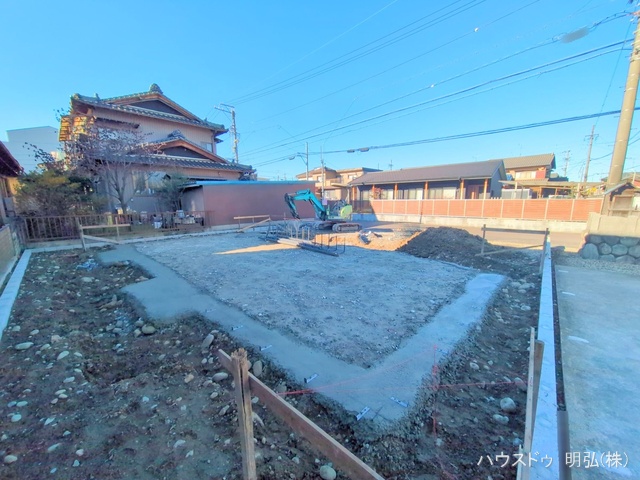 愛知県江南市赤童子町大間の新築戸建て基礎写真 2025年12月21日撮影