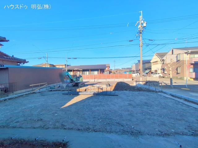 愛知県江南市赤童子町大間の新築戸建て基礎写真 2025年12月21日撮影