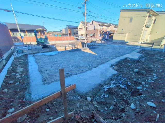 愛知県江南市赤童子町大間の新築戸建て基礎写真 2025年12月21日撮影