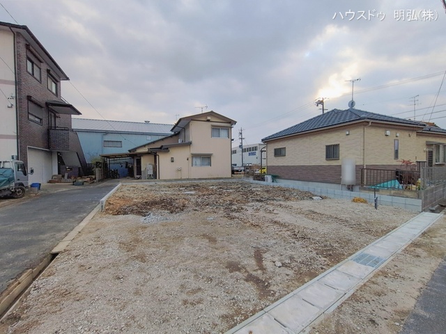 愛知県北名古屋市熊之庄牛流の新築戸建て更地・土地写真 2026年1月4日撮影