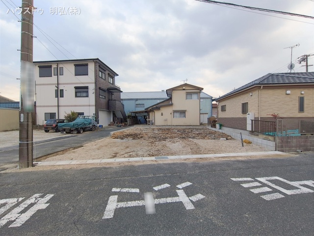 愛知県北名古屋市熊之庄牛流の新築戸建て更地・土地写真 2026年1月4日撮影