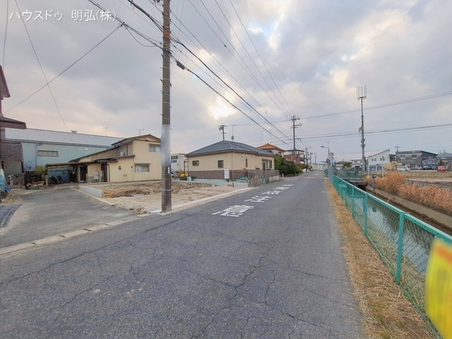 愛知県北名古屋市熊之庄牛流の新築戸建て更地・土地写真 2026年1月4日撮影