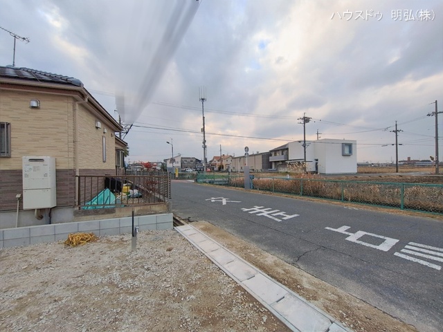 愛知県北名古屋市熊之庄牛流の新築戸建て更地・土地写真 2026年1月4日撮影