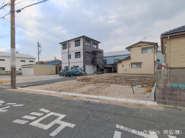 愛知県北名古屋市熊之庄牛流の新築戸建て更地・土地写真 2026年1月4日撮影
