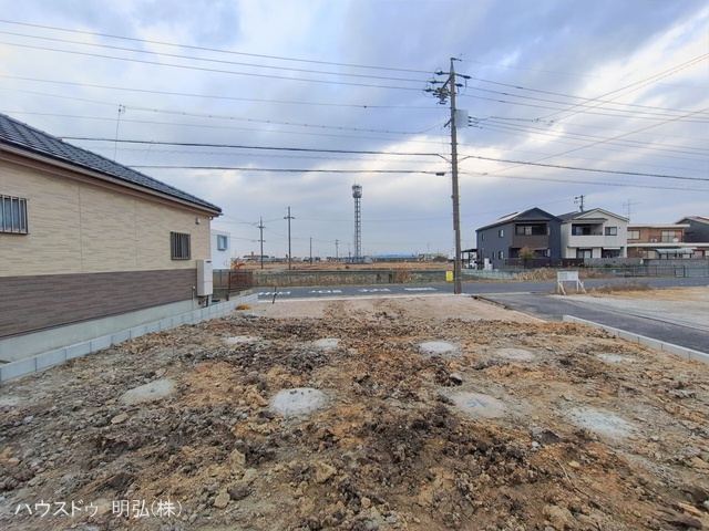 愛知県北名古屋市熊之庄牛流の新築戸建て更地・土地写真 2026年1月4日撮影
