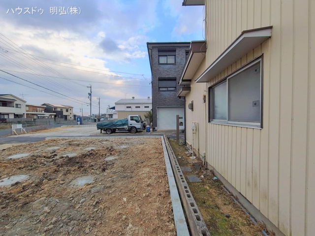 愛知県北名古屋市熊之庄牛流の新築戸建て更地・土地写真 2026年1月4日撮影