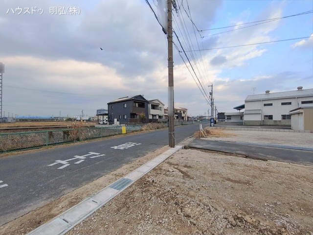 愛知県北名古屋市熊之庄牛流の新築戸建て更地・土地写真 2026年1月4日撮影