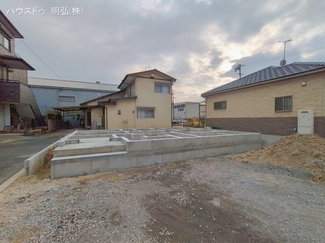 愛知県北名古屋市熊之庄牛流の新築戸建て基礎写真 2026年1月26日撮影