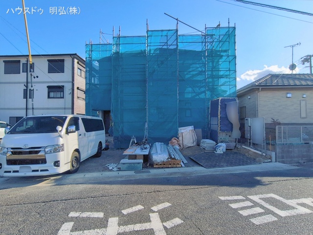 愛知県北名古屋市熊之庄牛流の新築戸建てシート写真 2026年2月17日撮影