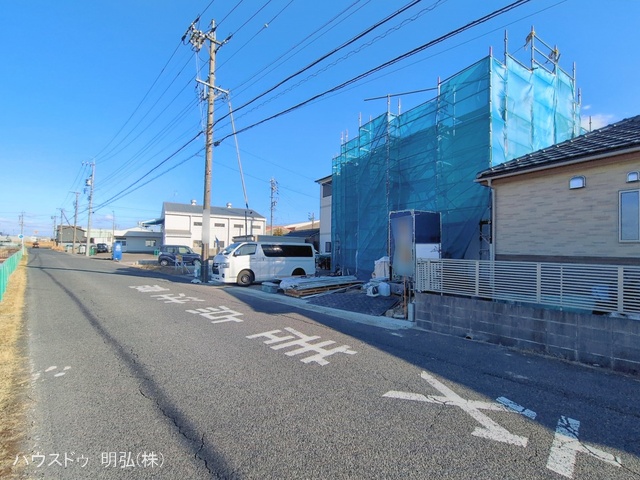 愛知県北名古屋市熊之庄牛流の新築戸建てシート写真 2026年2月17日撮影