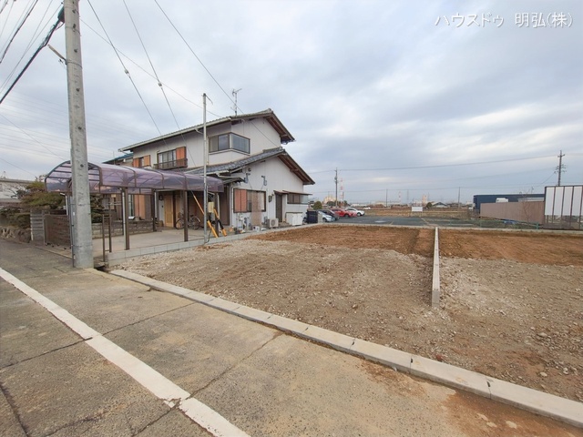 愛知県小牧市藤島1丁目の新築戸建て更地・土地写真 2026年1月12日撮影