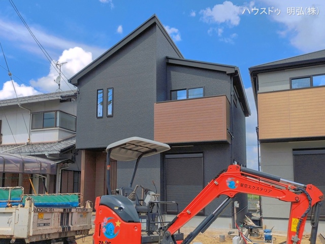 愛知県小牧市藤島1丁目の新築戸建て外構写真 2026年4月19日撮影