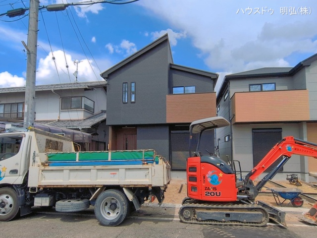 愛知県小牧市藤島1丁目の新築戸建て外構写真 2026年4月19日撮影