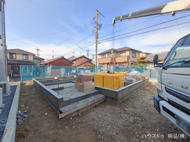 愛知県江南市大間町新町の新築戸建て基礎写真 2026年2月4日撮影