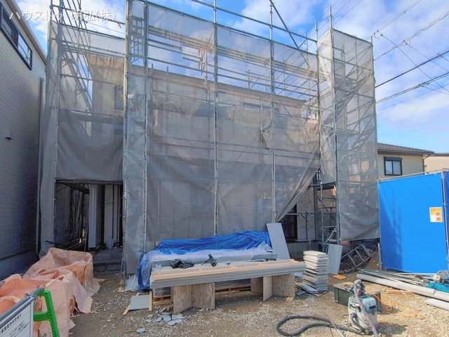 愛知県江南市大間町新町の新築戸建てシート写真 2026年2月25日撮影