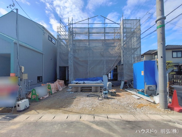 愛知県江南市大間町新町の新築戸建てシート写真 2026年2月25日撮影