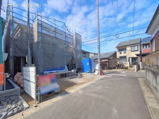 愛知県江南市大間町新町の新築戸建てシート写真 2026年2月25日撮影