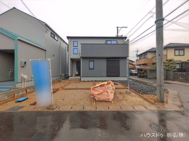 愛知県江南市大間町新町の新築戸建て外構写真 2026年3月24日撮影