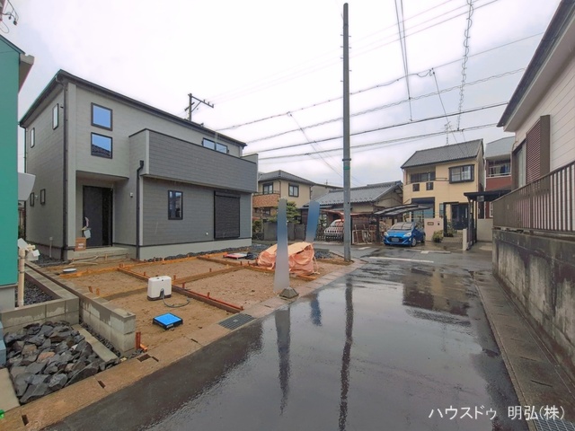 愛知県江南市大間町新町の新築戸建て外構写真 2026年3月24日撮影