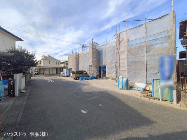 愛知県江南市古知野町　宮裏の新築戸建て上棟写真 2026年1月19日撮影