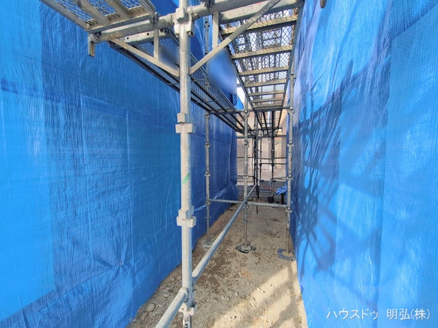 愛知県江南市古知野町　宮裏の新築戸建て上棟写真 2026年1月19日撮影