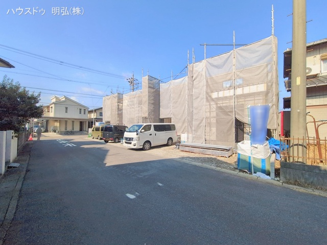 愛知県江南市古知野町　宮裏の新築戸建てシート写真 2026年2月11日撮影