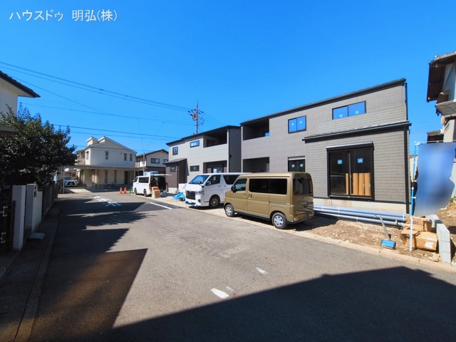 愛知県江南市古知野町　宮裏の新築戸建て外構写真 2026年3月3日撮影