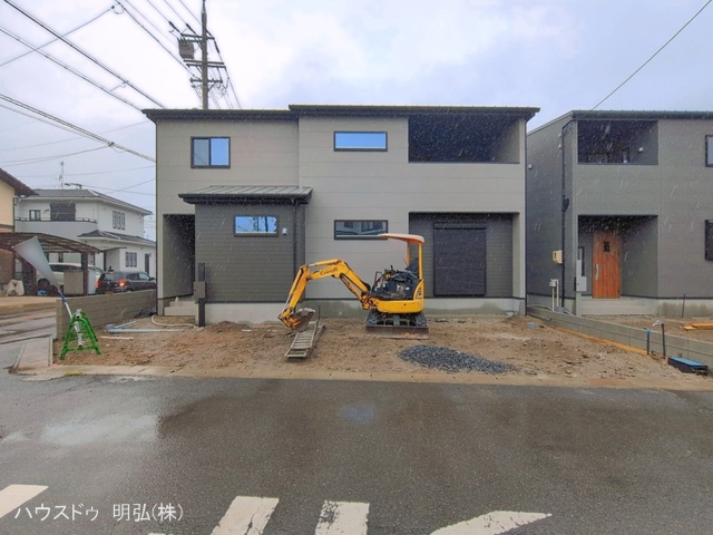 愛知県江南市古知野町　宮裏の新築戸建て外構写真 2026年3月30日撮影