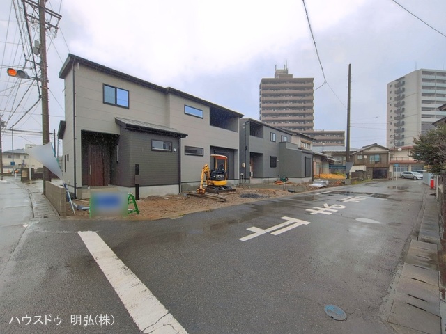 愛知県江南市古知野町　宮裏の新築戸建て外構写真 2026年3月30日撮影