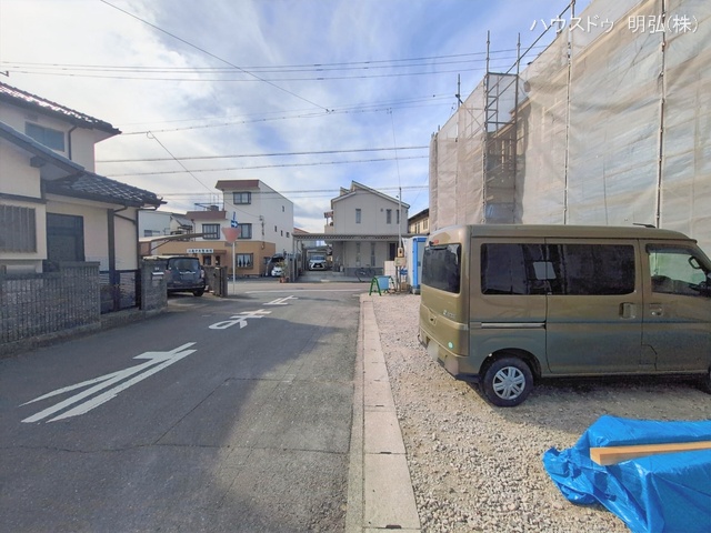 愛知県江南市古知野町　宮裏の新築戸建て上棟写真 2026年1月19日撮影