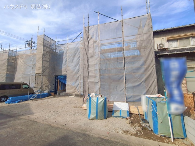 愛知県江南市古知野町　宮裏の新築戸建て上棟写真 2026年1月19日撮影