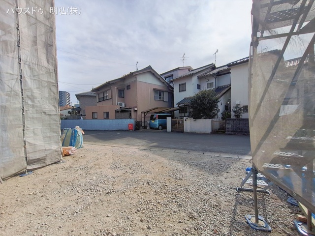 愛知県江南市古知野町　宮裏の新築戸建て上棟写真 2026年1月19日撮影