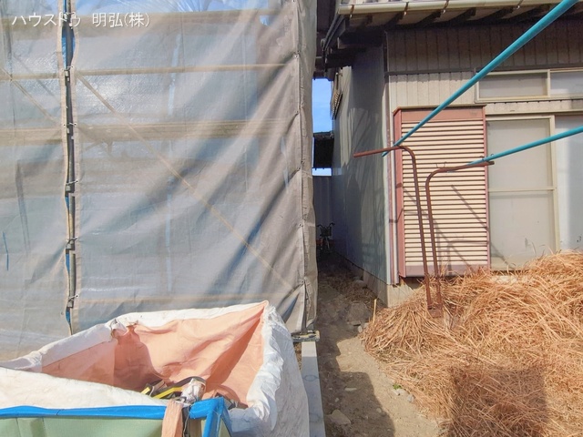 愛知県江南市古知野町　宮裏の新築戸建て上棟写真 2026年1月19日撮影