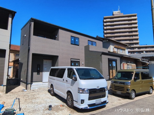 愛知県江南市古知野町　宮裏の新築戸建て外構写真 2026年3月3日撮影