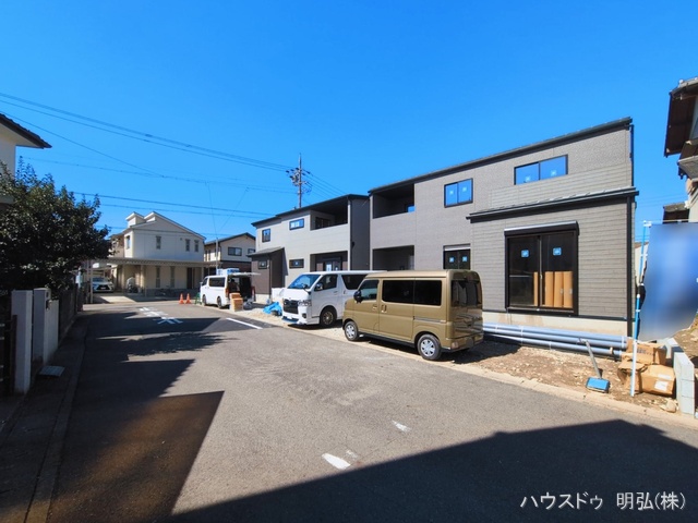 愛知県江南市古知野町　宮裏の新築戸建て外構写真 2026年3月3日撮影