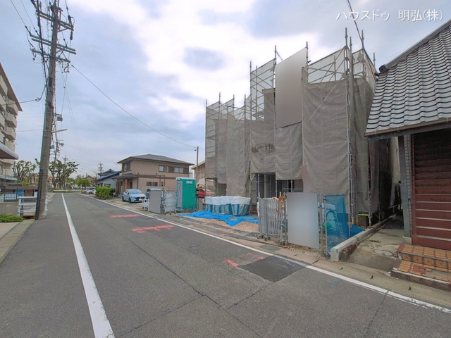 愛知県小牧市小牧２丁目の新築戸建てシート写真 2026年4月21日撮影