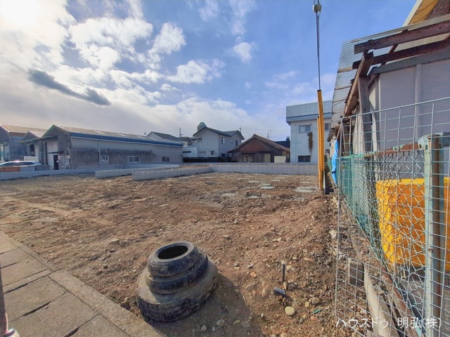 愛知県小牧市中央3丁目の新築戸建て更地・土地写真 2026年1月21日撮影