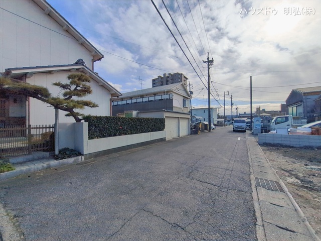 愛知県小牧市中央3丁目の新築戸建て更地・土地写真 2026年1月21日撮影