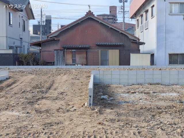 愛知県小牧市中央3丁目の新築戸建て更地・土地写真 2026年1月21日撮影