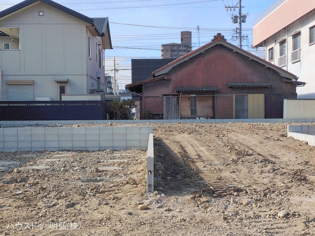 愛知県小牧市中央3丁目の新築戸建て更地・土地写真 2026年1月21日撮影