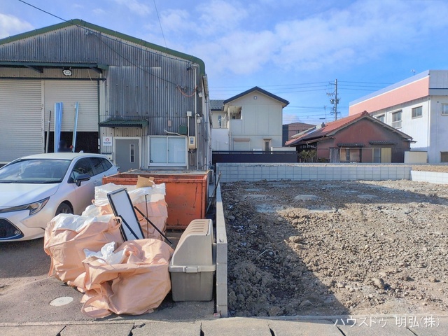 愛知県小牧市中央3丁目の新築戸建て更地・土地写真 2026年1月21日撮影