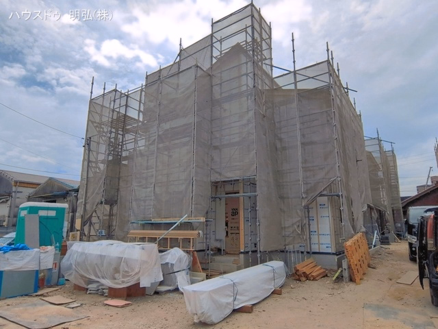 愛知県小牧市中央3丁目の新築戸建てシート写真 2026年5月19日撮影