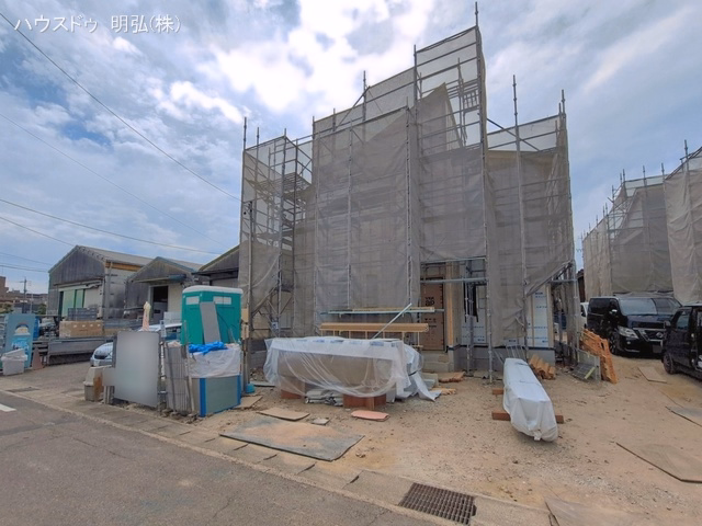 愛知県小牧市中央3丁目の新築戸建てシート写真 2026年5月19日撮影