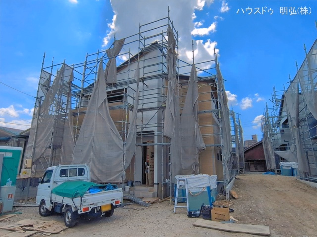 愛知県小牧市中央3丁目の新築戸建て外構写真 2026年6月11日撮影