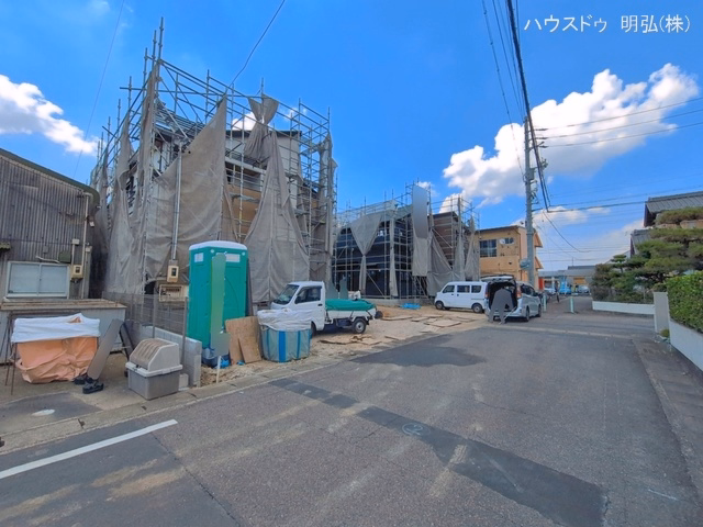 愛知県小牧市中央3丁目の新築戸建て外構写真 2026年6月11日撮影